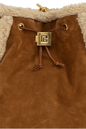 Balmain Leather backpack