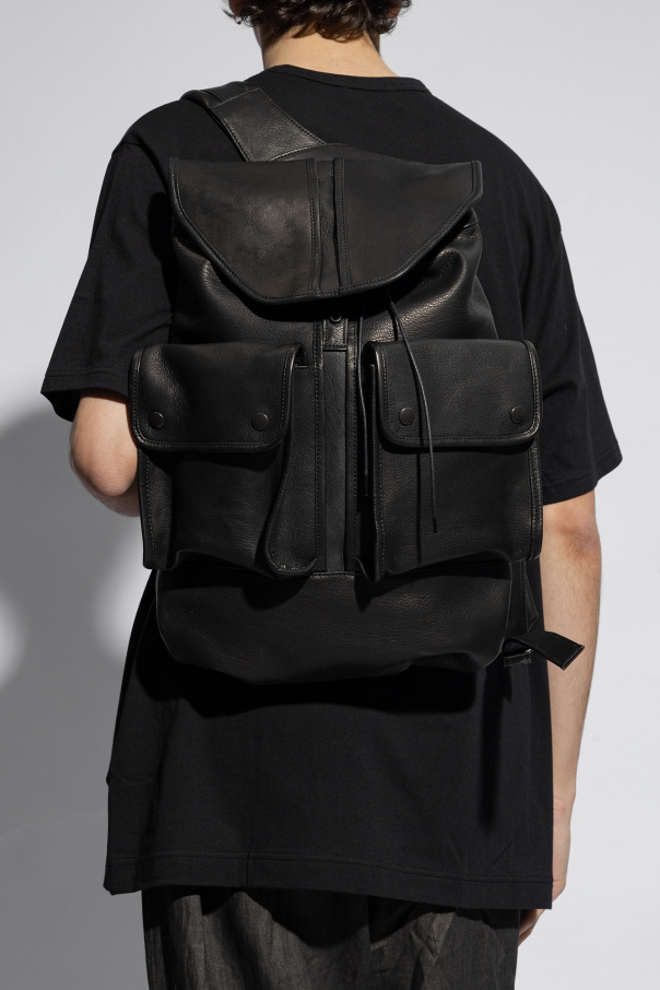 Yohji Yamamoto Skórzany plecak