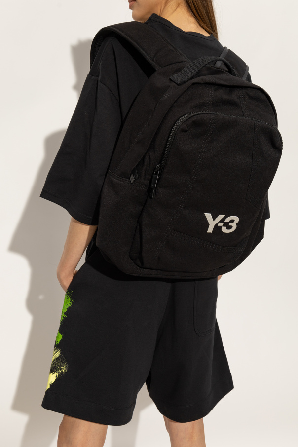 Y-3 Yohji Yamamoto Nike velvet backpack in black