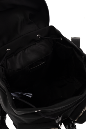 Moncler Backpack with logo-shaped appliqué