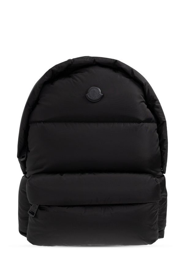 Backpack with logo patch od Moncler
