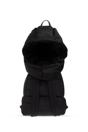 Moncler Mochila con parche con logo