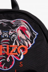 Kenzo Kids BLACK Backpack with logo