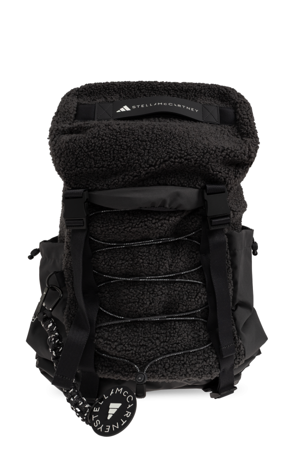 Fleece backpack with logo od ADIDAS by Stella McCartney