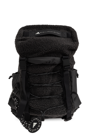 Fleece backpack with logo