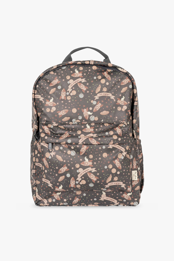 Konges Sløjd Patterned appliqu backpack