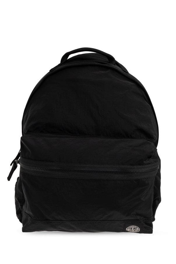 Backpack with logo patch od Stone Island
