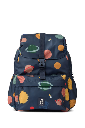Backpack with pattern