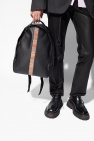 Paul Smith Visetos Leather Drawstring Backpack