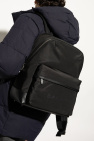 Bally BLACK Backpack with printed logo