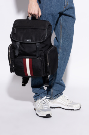 Backpack with logo patch od Bally