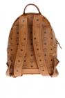 MCM BROWN Logo Backpack