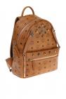 MCM BROWN Logo Backpack
