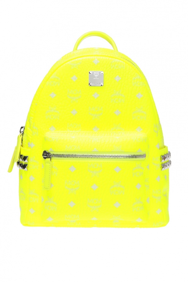 yellow mcm bag