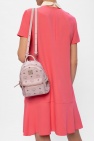 MCM PINK Backpack with logo