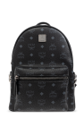 MCM BLACK Backpack with logo