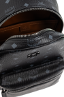 MCM BLACK Backpack with logo