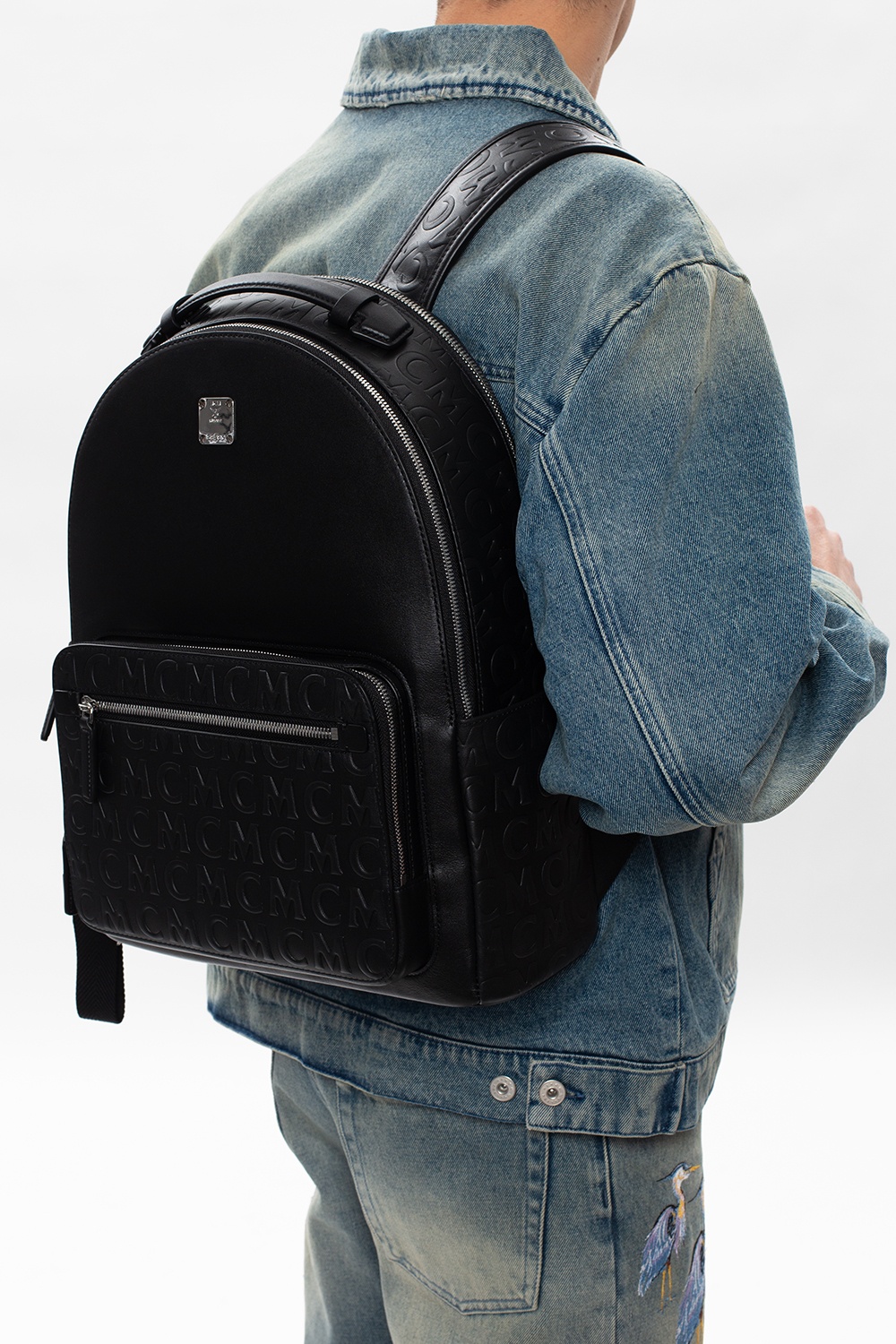 MCM 'Stark' backpack with logo, Men's Bags