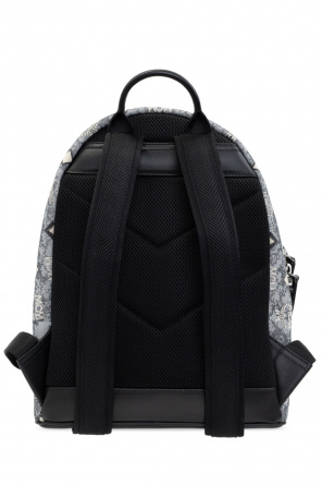 MCM black backpack with logo