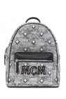 MCM Quilted backpack with chain belt and quilted jc4137pp1ela0107