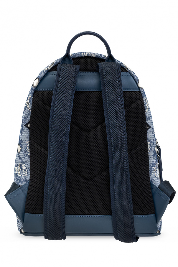 Blue Backpack with logo MCM - Vitkac HK