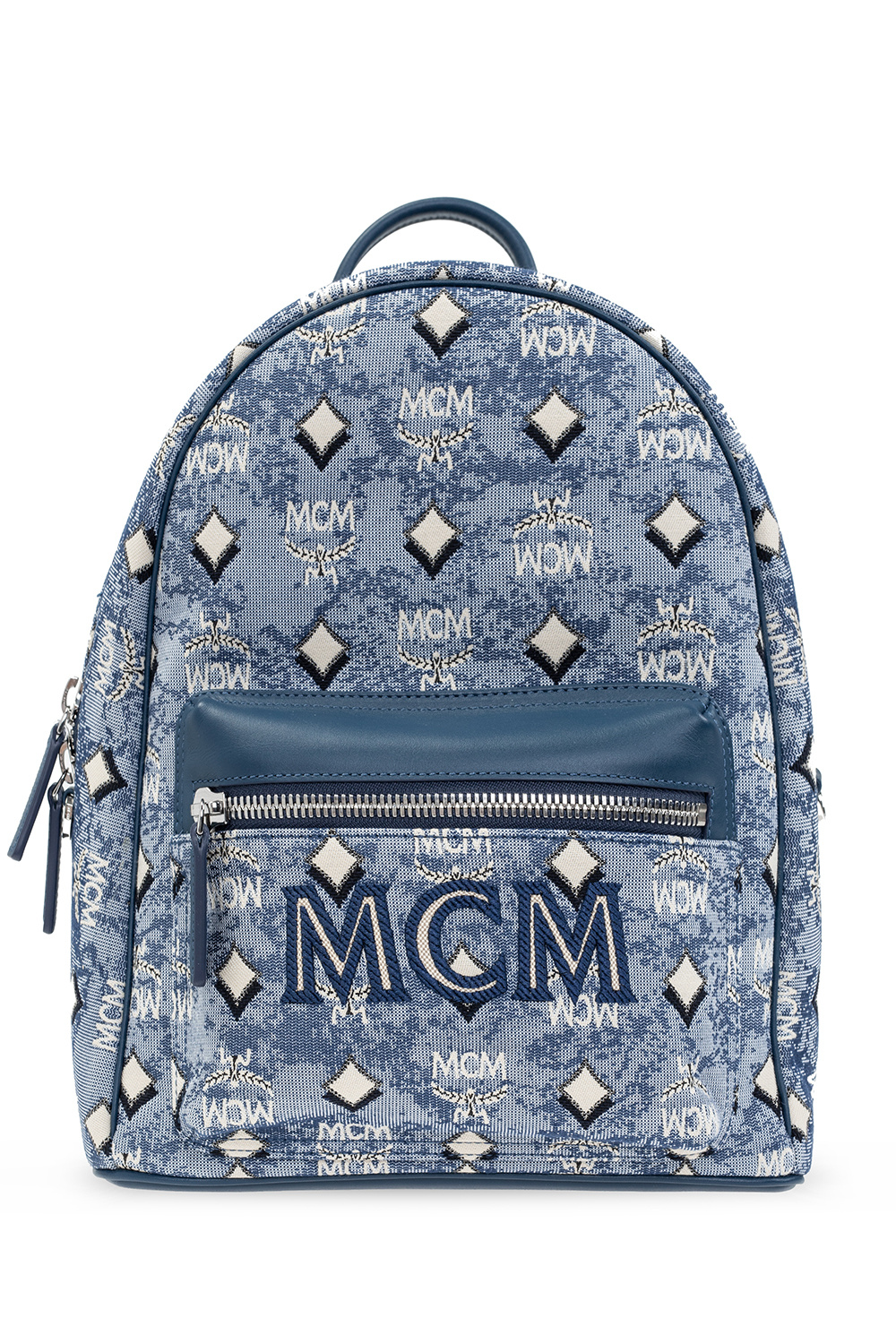 MCM, Bags, Mcm Blue Backpack Never Used