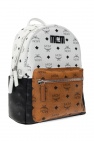 MCM WHITE Branded backpack