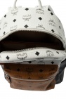 MCM WHITE Branded backpack