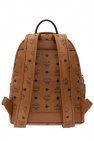 MCM BROWN Backpack with logo