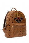 MCM BROWN Backpack with logo