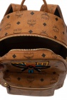 MCM BROWN Backpack with logo