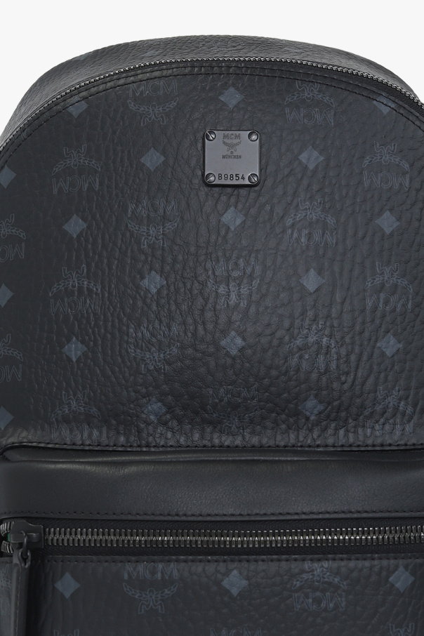 MCM bear backpack with logo