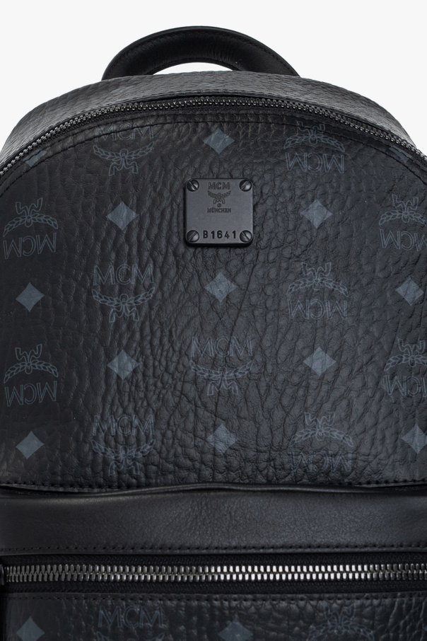 MCM ‘Stark’ Azul backpack with logo