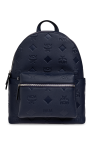 MCM NAVY BLUE Leather backpack