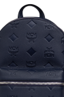 MCM NAVY BLUE Leather backpack