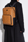 MCM BROWN Monogrammed backpack