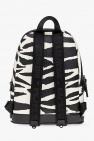 MCM BLACK Backpack with animal motif