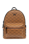 MCM BROWN Backpack with logo