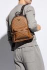 MCM BROWN Backpack with logo
