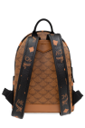 MCM BROWN Backpack with logo