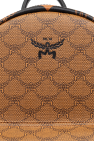 MCM BROWN Backpack with logo
