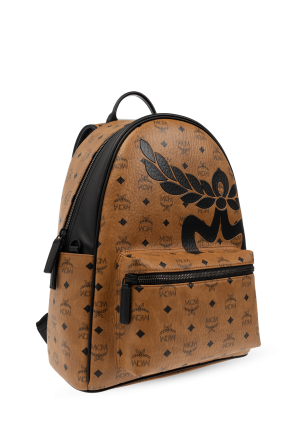 MCM ‘Stark’ backpack Beige with monogram