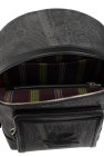 Etro BLACK Backpack with logo