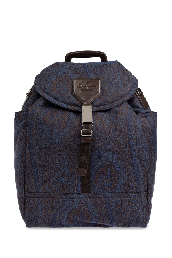 Etro Backpack with 'paisley' motif
