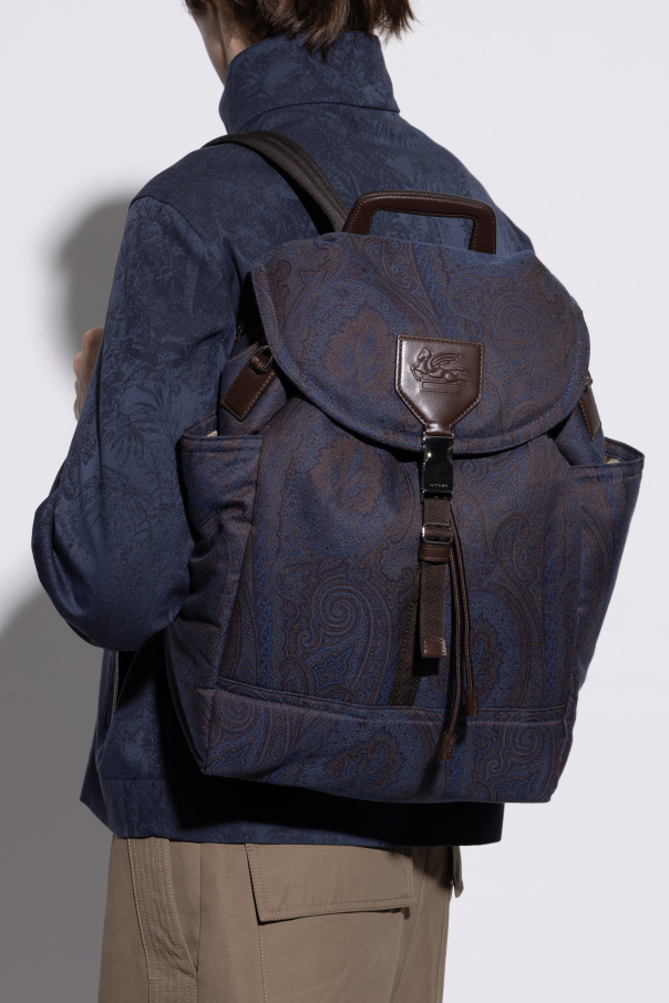 Etro Backpack with 'paisley' motif