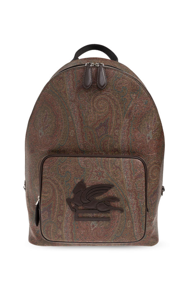 Backpack with logo od Etro