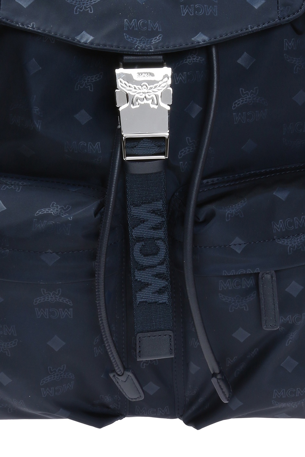 Blue Backpack with logo MCM - Vitkac TW