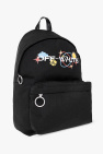 Off-White Kids BLACK Backpack with logo