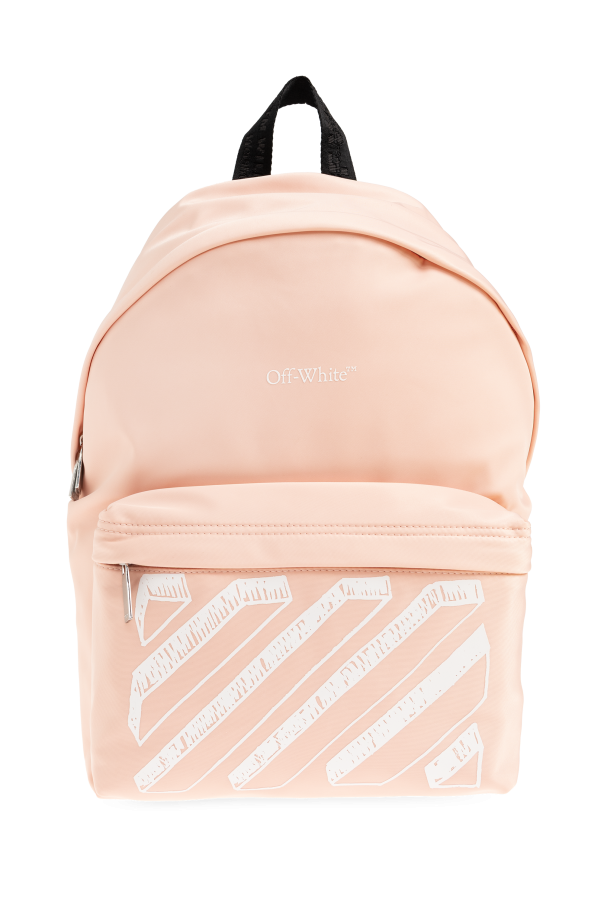 Backpack with printed logo od Off-White Kids