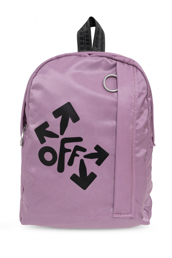 Off-White Kids logo-print mesh-panel shoulder bag